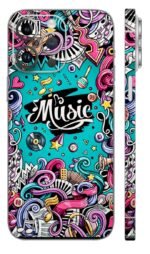 printed mobile skin - Mix Designs | Buy at Mdprints.in