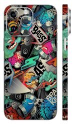 Samurai Bass Glow mobile skin - Mix Designs | Buy at Mdprints.in