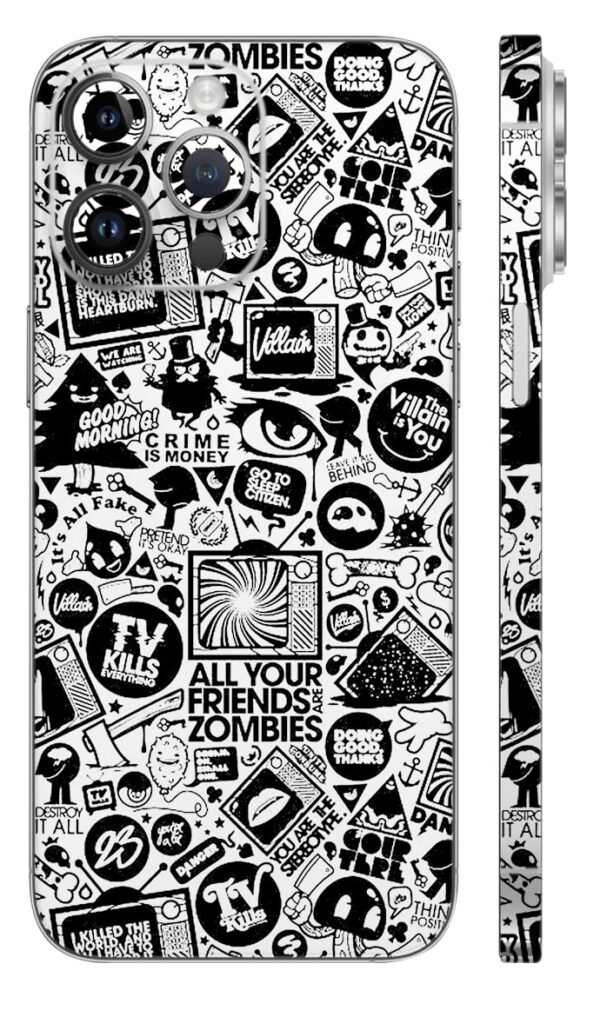printed mobile skin - Mix Designs | Buy at Mdprints.in