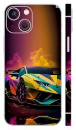 Lamborghini Neon Sports Car Mobile Skin - car & bikes skin | Buy at Mdprints.in