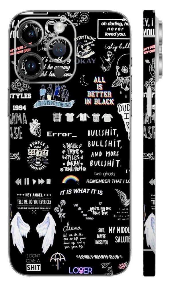 printed mobile skin - Mix Designs | Buy at Mdprints.in